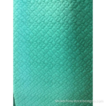 Jacquard Quilt Solid prismatic design Fabric